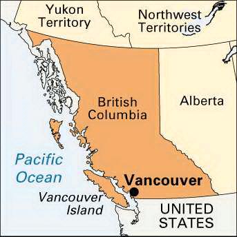 vancouver map