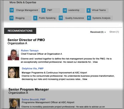 recommendation linkedin