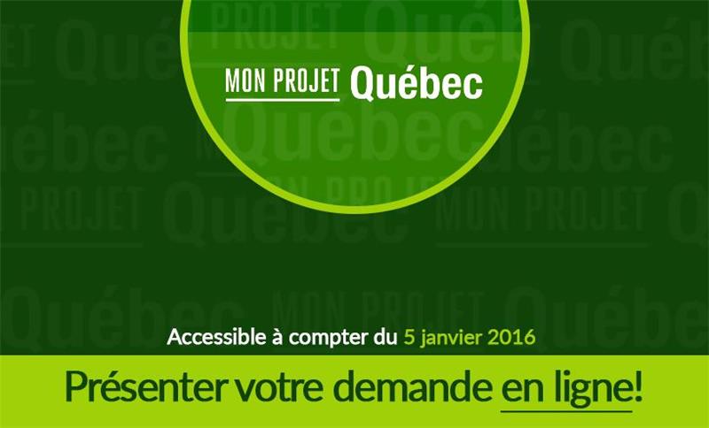 information on Mon projet Québec